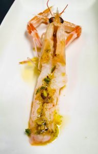 crudità di mare chef paolo benigni bergamo